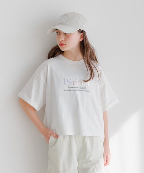 GLOBAL WORK tシャツ ヘビロッTEEワイドモチーフ/324954 キッズ