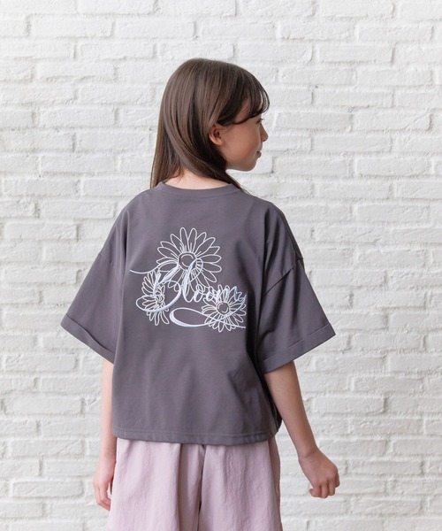 glicoページ　ハンドメイド　子供服 GLOBAL WORK tシャツ ヘビロッTEEワイドモチーフ/324954 キッズ