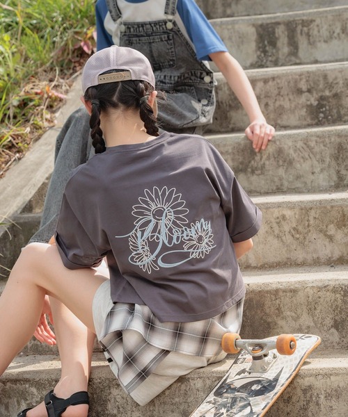GLOBAL WORK tシャツ ヘビロッTEEワイドモチーフ/324954 キッズ