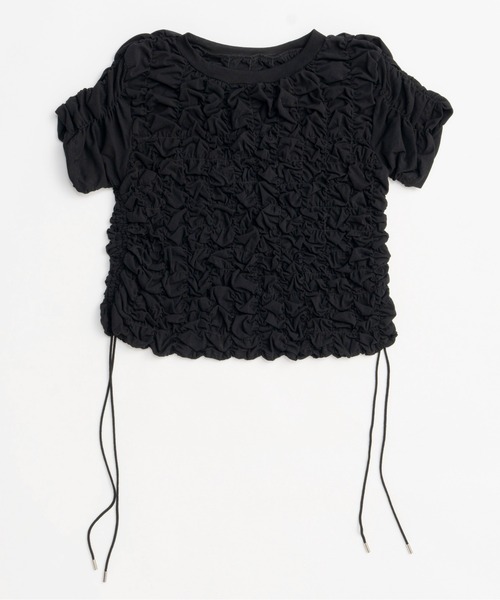 MAISON SPECIAL tシャツ Shirring T-shirt/シャーリングTシャツ
