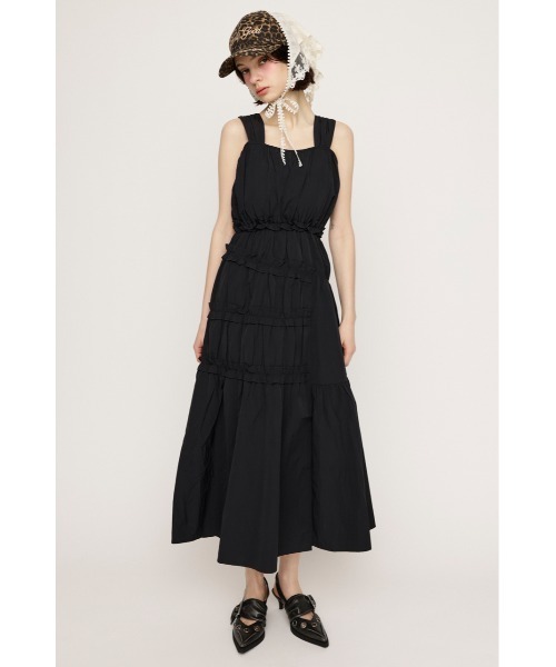 SLY ワンピース ASYMMETRY FRILL L/OP アシンメトリー フリル