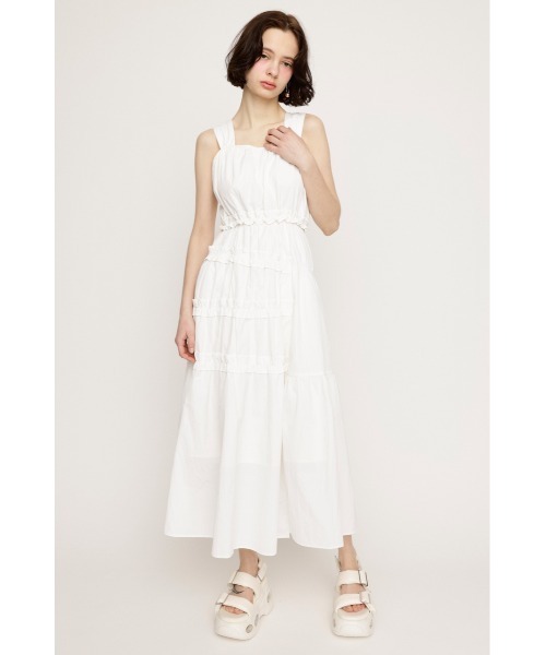 SLY ワンピース ASYMMETRY FRILL L/OP アシンメトリー フリル