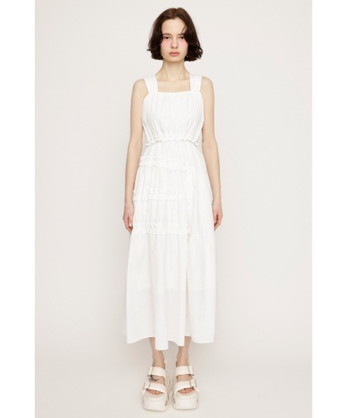 SLY（スライ） ワンピース ASYMMETRY FRILL L/OP アシンメトリー