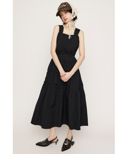 SLY ワンピース ASYMMETRY FRILL L/OP アシンメトリー フリル