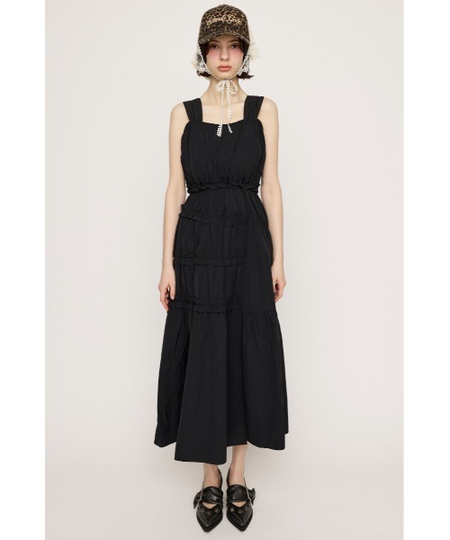 Bibiy ARIEL FRILL DRESS ロングワンピース ノースリーブ Bibiy ARIEL FRILL DRESS ロングワンピース ノースリーブ レディース