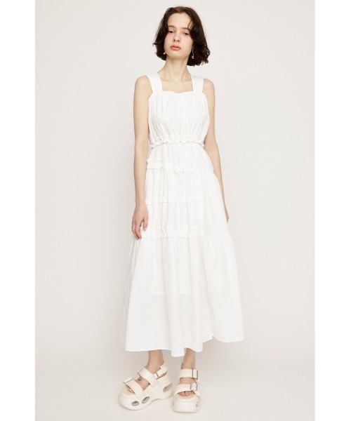 SLY（スライ） ワンピース ASYMMETRY FRILL L/OP アシンメトリー
