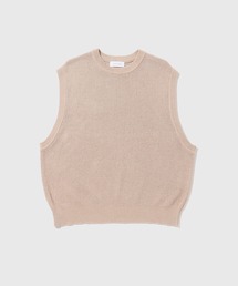 ベスト ジレ コットンリネン メッシュ編み ニットベスト / ロングシーズン着用可能 メンズ｜ZOZOTOWN Yahoo!店