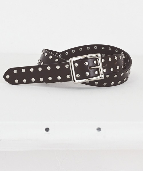 masu スタッズベルト MASU(エムエーエスユー)のCANDY STUDS BELT BLACKの通販