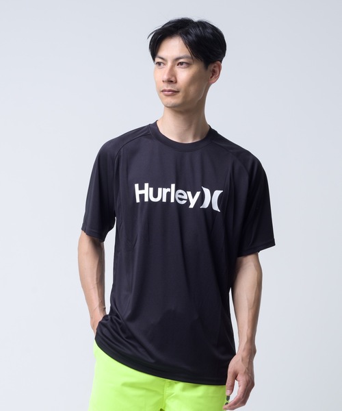 Hurley ラッシュガード 「Hurley/ハーレー」ロゴラッシュガード