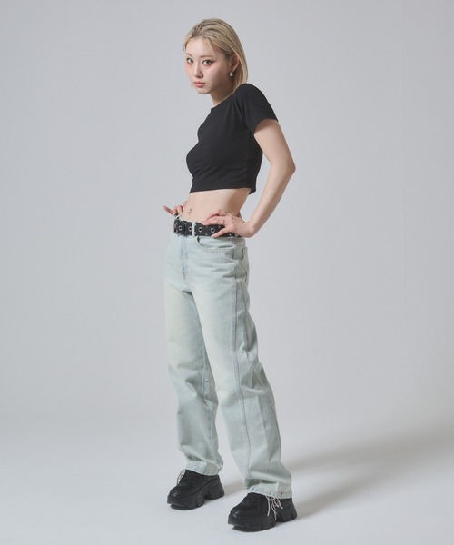 ENVYM ジーンズ デニム デニムパンツ ローライズルーズデニム