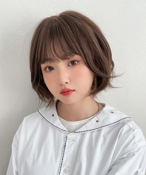ウィッグ エクステ 「 シュクレボブ 」 自然 ボブ ショート