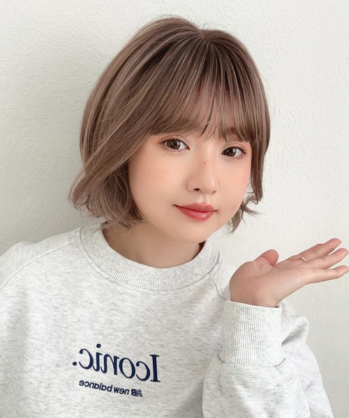 ウィッグ エクステ 「 シュクレボブ 」 自然 ボブ ショート
