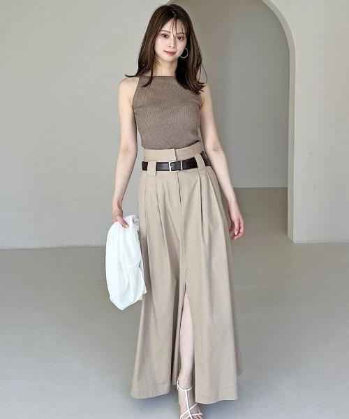 SNIDEL スカート チノワイドスカート : ZOZOTOWN Yahoo!店