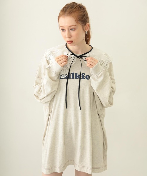MILKFED. ロゴニット MILKFED. ミルクフェド ベーシックスウェットトップ｜BORN FREE ONLINE
