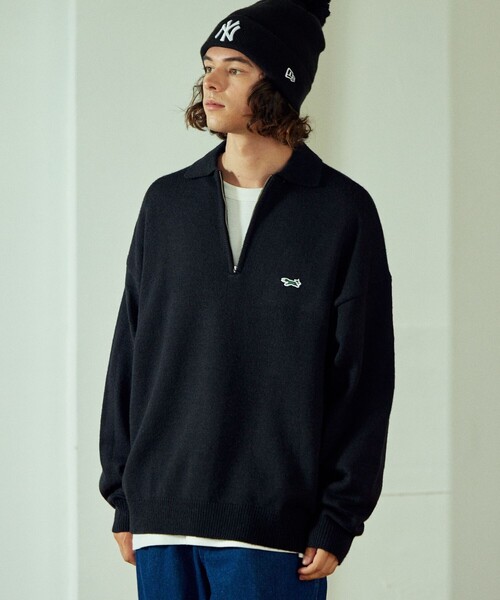 「TOWNCRAFT」 長袖ニット LARGE ベージュ メンズ_画像5