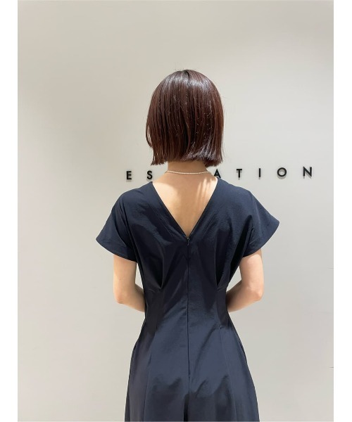 ESTNATION オールインワンワンピース ESTNATION ワンピース / Vネックオールインワン : ZOZOTOWN