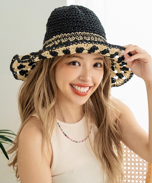 【極美品☆現行】エルメス　フェドラ　ハット　ベティ　帽子 レディース帽子Amana “ファー フェドラハット” 日本製 文二郎