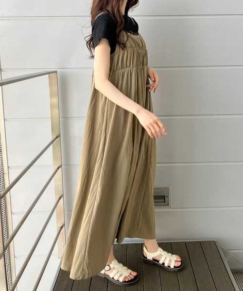 GLAMOROUS JANE（グラマラスジェーン） ドレス レーヨンギャザーキャミ 