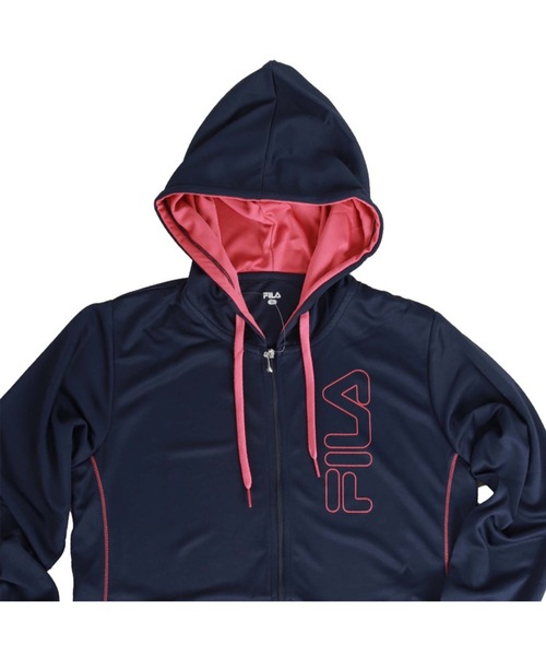 FILA 「FILA」 セットアップジャージ L ネイビー レディース