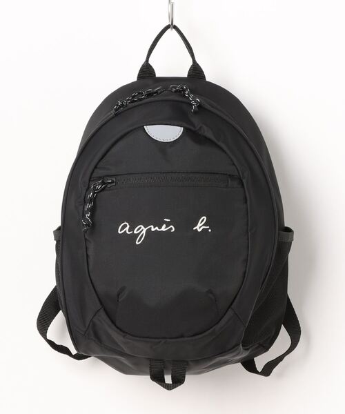 【新品未使用】agnis b. キッズブラックリュック agnes b. 「agnes b.」 「KIDS」リュック FREE ブラック キッズ