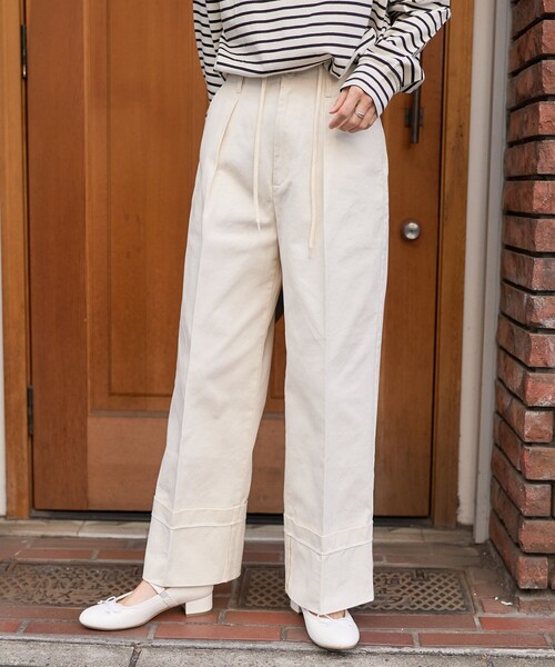 「FREAK'S STORE」 チノパンツ SMALL ネイビー レディース