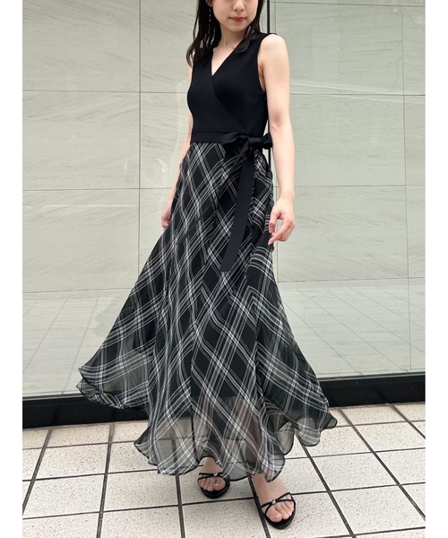 美品　今季発売FRAY I.D ニットドッキングワンピ 楽天市場】【即日出荷】(セール20%OFF) FRAY I.D フレイ