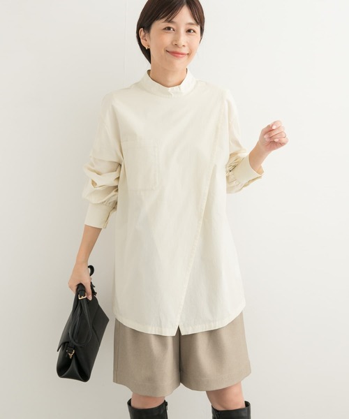 「URBAN RESEARCH DOORS」 長(zhǎng)袖チュニック MEDIUM アイボリー レディース