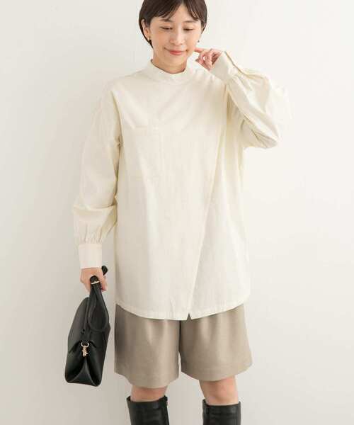「URBAN RESEARCH DOORS」 長(zhǎng)袖チュニック MEDIUM アイボリー レディース
