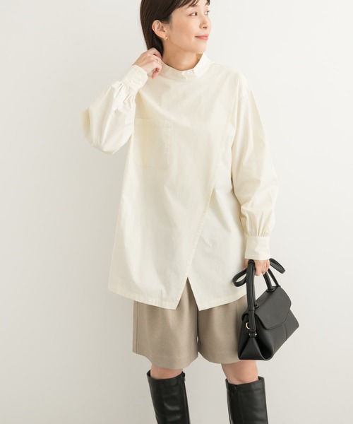 「URBAN RESEARCH DOORS」 長(zhǎng)袖チュニック MEDIUM アイボリー レディース