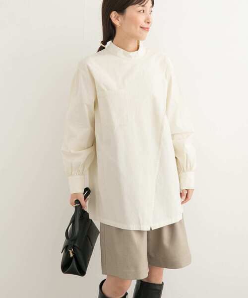 「URBAN RESEARCH DOORS」 長(zhǎng)袖チュニック MEDIUM アイボリー レディース