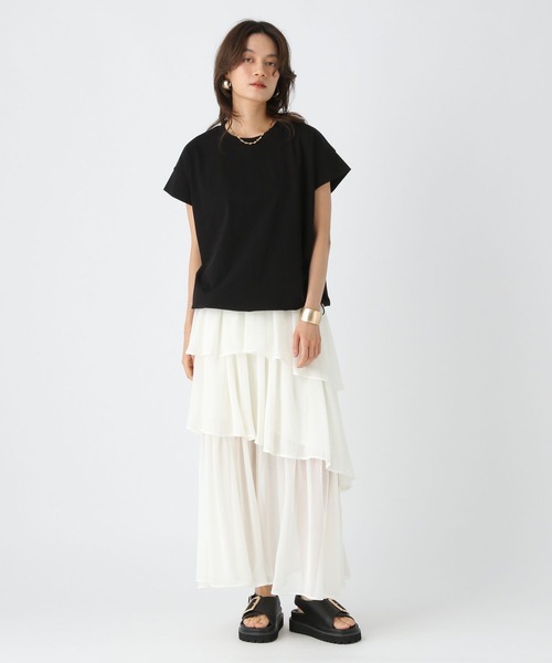 tシャツ 「接触冷感」ひやっとタッチドロストＴシャツ/576903 レディース Elura tシャツ 「接触冷感」ひやっとタッチドロストTシャツ