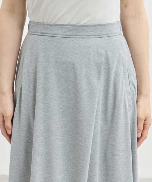 スカート 「COGTHEBIGSMOKE/コグザビッグスモーク」EX.HALO SEMI-FLARE SKIRT/Aラインフレアスカートの画像