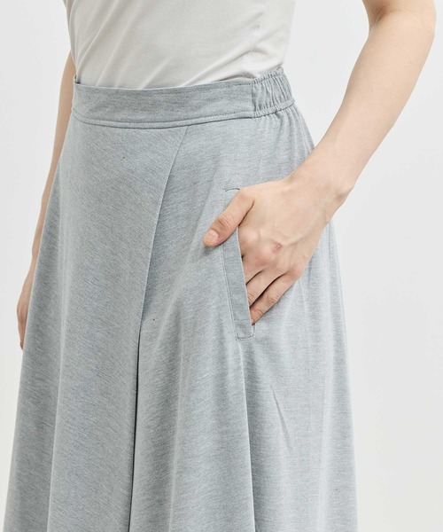 スカート 「COGTHEBIGSMOKE/コグザビッグスモーク」EX.HALO SEMI-FLARE SKIRT/Aラインフレアスカートの画像