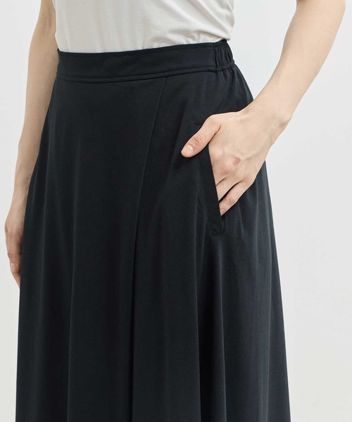 スカート 「COGTHEBIGSMOKE/コグザビッグスモーク」EX.HALO SEMI-FLARE SKIRT/Aラインフレアスカートの画像