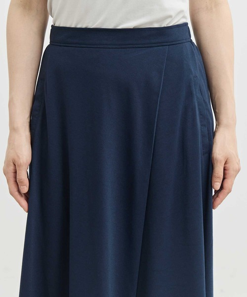 スカート 「COGTHEBIGSMOKE/コグザビッグスモーク」EX.HALO SEMI-FLARE SKIRT/Aラインフレアスカートの画像