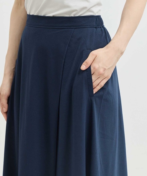 スカート 「COGTHEBIGSMOKE/コグザビッグスモーク」EX.HALO SEMI-FLARE SKIRT/Aラインフレアスカートの画像