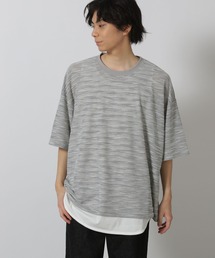 tシャツ 透かしボーダー半袖T / 580733 メンズ｜ZOZOTOWN Yahoo!店