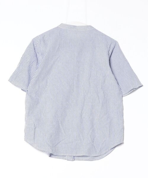 「GeeRA」 半袖ブラウス LARGE ブルー系その他 レディース