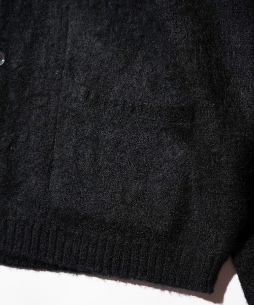 Towncraft ブラック モヘアカーディガン Lサイズ 全国通販】TOWN CRAFT “SHAGGY COLOR KNIT CARDIGAN(モヘア