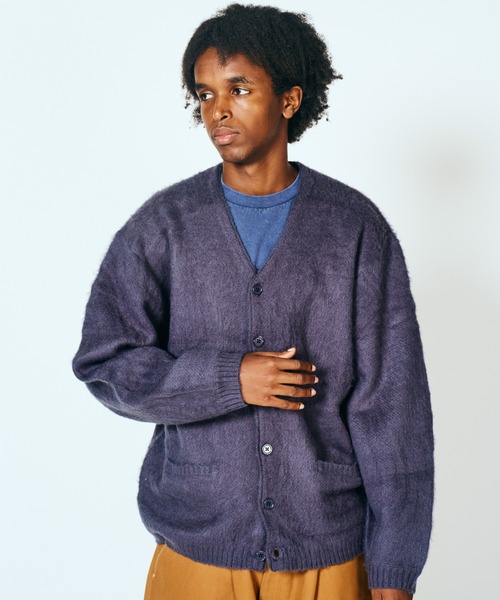 タウンクラフト TOWNCRAFT Lサイズ モヘアカーディガン 全国通販】TOWN CRAFT “SHAGGY COLOR KNIT CARDIGAN(モヘア