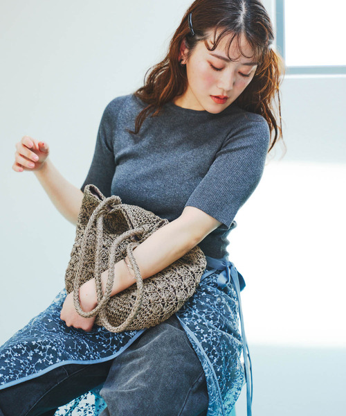 「RODE SKO」 かごバッグ ONE ナチュラル レディース_画像4