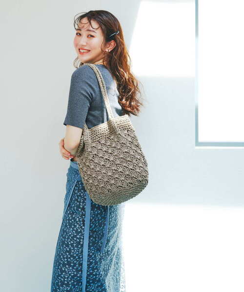 「RODE SKO」 かごバッグ ONE ナチュラル レディース_画像6