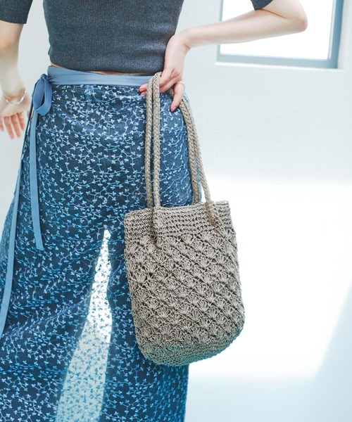 「RODE SKO」 かごバッグ ONE ナチュラル レディース_画像8