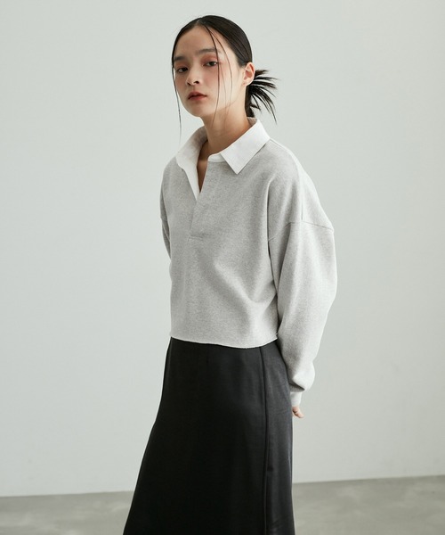 「PROTAGONISTA」 スウェットカットソー FREE オフホワイト レディース_画像2