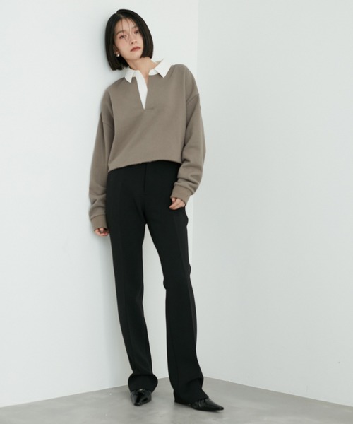 「PROTAGONISTA」 スウェットカットソー FREE オフホワイト レディース_画像5