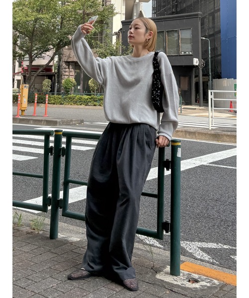 Ungrid（アングリッド） ニット セーター カシミヤ混スムース編み