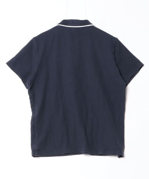 「FILA」 半袖ポロシャツ 3L ネイビー レディース_画像2