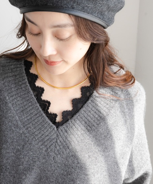 希少 美品 ワイズ ウール ノースリーブ 総柄 デザインブラウス タンクトップ SHIPS Colors（シップスカラーズ） タンクトップ ノースリーブ SHIPS