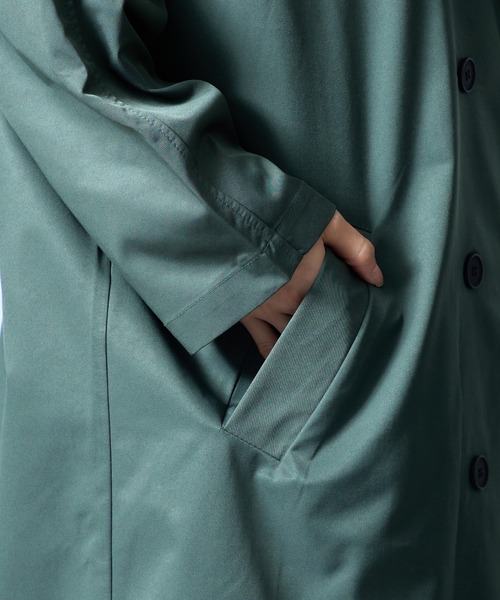 「SETUP7」 「MAISON BREEZE」トレンチコート FREE ブラック レディース_画像2