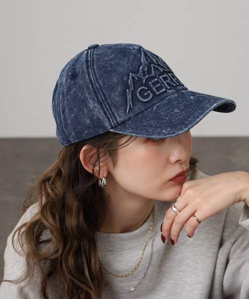 GENZERO I MARRIED SUCCESSベレー帽キャップ男女兼用y2k GERRY（ジェリー） キャップ 帽子 GERRYエンボスロゴCAP メンズ